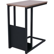 Журнальный стол «AksHome» Foxy, дуб/черный, 50х30х60 см
