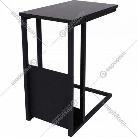 Журнальный стол «AksHome» Foxy, темный дуб/черный, 50х30х60 см