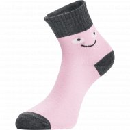 Носки детские «Chobot» 30s-29, розовый/антрацит, размер 16-18