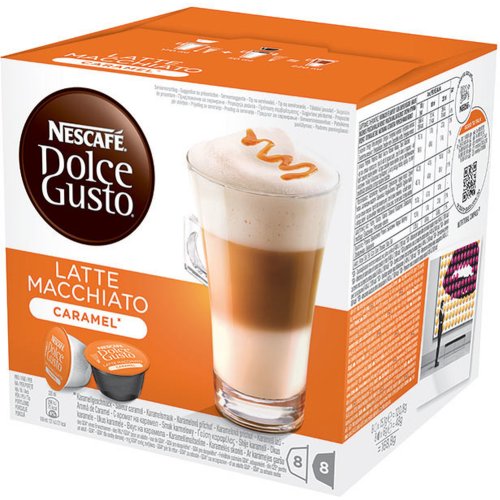 Кофе в капсулах «Nescafe » Dolce Gusto Latte Macchiato Caramel,16 шт