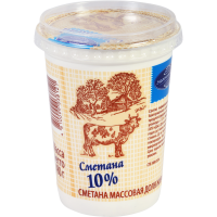 

Сметана(10%,п/стакан)Мол.мир 480г