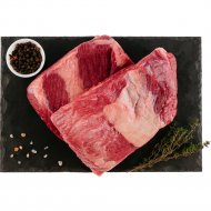 Мясо бескостное «Грудинка говяжья» охлажденное, 1 кг, фасовка 0.75 - 0.85 кг