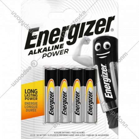 Батарейка «Energizer Power» ААА BP4, 4 шт