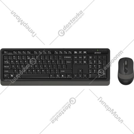 Клавиатура + мышь «A4Tech» Fstyler, FG1010, черный/серый