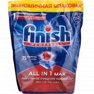 Таблетки для посудомоечных машин «Finish» All in 1 Max, 75 шт