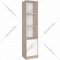 Шкаф «Интерлиния» СК-024, с витриной, дуб сонома/дуб белый