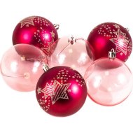Набор елочных шаров «Ночка» 30198741, 8 см, 6 шт