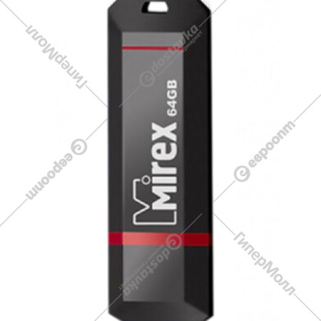 USB флэш-накопитель «Mirex» Knight Black 64GB, 13600-FMUKNT64