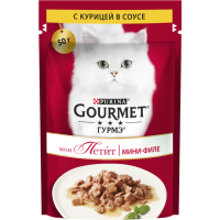 

Корм "GOURMET MON PETIT" (курица) 50г