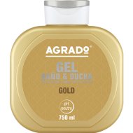 Гель для ванны и душа «Agrado» Gold, 750 мл