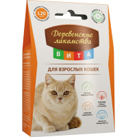 

Лакомство вит.для взрослых кошек(120таб)