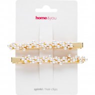 Заколки для волос «Home&You» Pearlie, 59957-BIA-SPINK