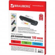 Пленки-заготовки для ламинирования «Brauberg» 530801, 100 мкм