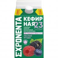 Напиток кефирный «Exponenta» безлактозный, со вкусом лесные ягоды, 450 г