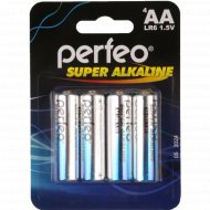 Батарейка «Perfeo» АА/4BL, Super Alkaline