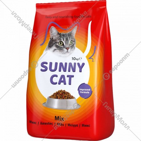 Корм для кошек «Sunny Cat» с курицей и печенью, 10 кг