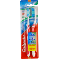 

Зубн.щетка"COLGATE" (1+1) крас/крас
