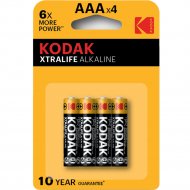 Элемент питания «Kodak» XTRALIFE, ААА, 1.5В, 4 шт