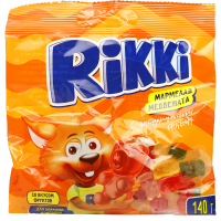 

Мармелад жеват.«RIKKI»(медвежата) 140г