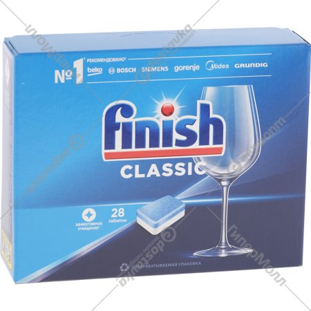 Таблетки для посудомоечных машин «Finish» Classic, 28 шт