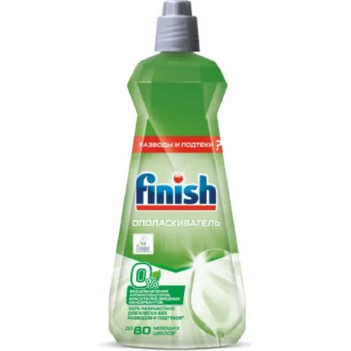 Ополаскиватель для посудомоечных машин «Finish» 0%, 400 мл