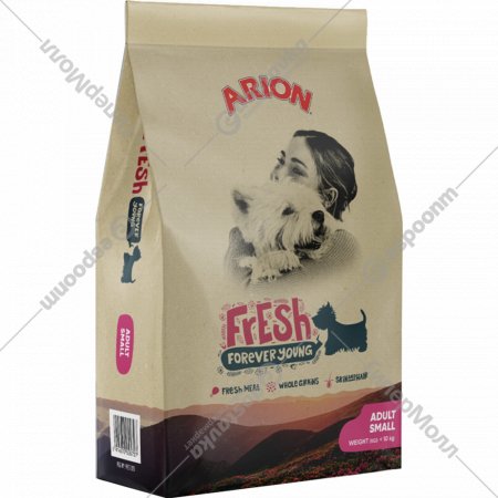 Корм для собак «Arion» Fresh Adult Small, курица, 7.5 кг
