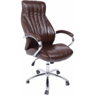 Кресло «AksHome» Mastif, натуральная кожа, коричневый