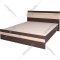 Кровать «Интерлиния» Коламбия, КЛ-001 160, дуб венге/дуб серый