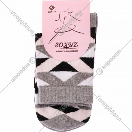 Носки женские «Soxuz» серые, размер 36-40, 401
