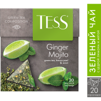 

Чай "TESS GINGER MOJITO"(зел.байх) 36г