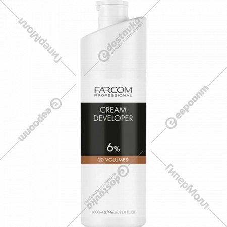 Окисляющий крем для волос «Farcom» Professional, Cream Developer 1.9%/6 VOL, FA071266, 1000 мл