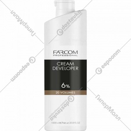 Окисляющий крем для волос «Farcom» Professional, Cream Developer 6%/20 VOL, FA071280, 1000 мл