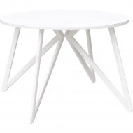 Обеденный стол «Millwood» Женева 18 мм, ЛДСП дуб белый крафт/белый, 90х90х75 см
