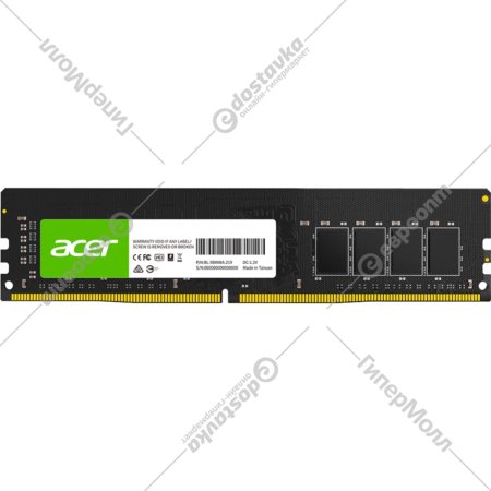 Оперативная память «Acer» DDR4 16Gb BL.9BWWA.228