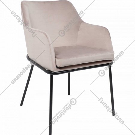 Кресло «Алвест» AV 318, светло-коричневый бархат H-61/черный