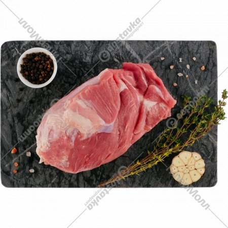 Полуфабрикат из свинины «Свинина для жаркого» крупнокусковой охлажденный, 1 кг, фасовка 0.66 - 0.76 кг