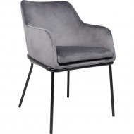 Кресло «Алвест» AV 318, темно-серый бархат H-15/черный