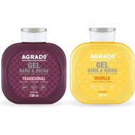 Набор гелей для душа «Agrado» традиционный + ваниль, 750 + 750 мл