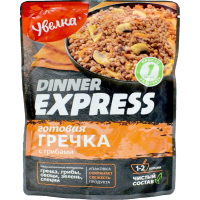 

Готовая гречка с грибами 250г