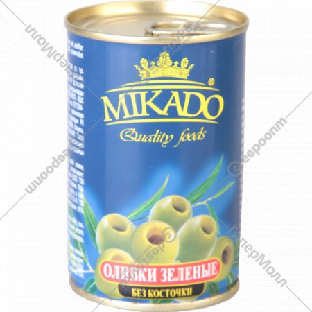 Оливки зеленые «Mikado» , без косточки, 300 г