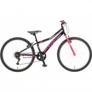Велосипед «Booster» Turbo 240, B240S01214, черный/розовый