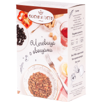 

Чечевица тушеная с овощами 245г