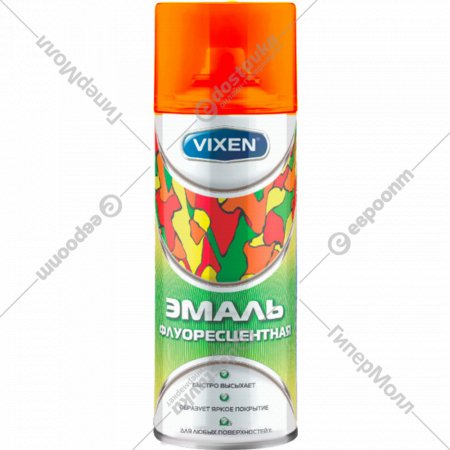 Эмаль «Vixen» VX-54001, флуоресцентная, красный, 520 мл