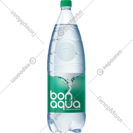 Вода питьевая «Bonaqua» среднегазированная, 2 л