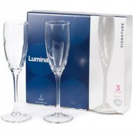 Набор бокалов для шампанского «Luminarc» Signature, 3 шт, 170 мл