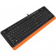 Клавиатура «A4Tech» Fstyler, FK10 USB, черный/оранжевый