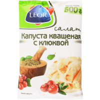 

Салат"КАПУСТА КВАШЕНАЯ"(с клюквой)500г