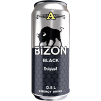 

Напиток энергет."BIZON BLACK"(ж/б)0.5л