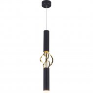 Подвесной светильник «Евросвет» Lance 50191/1 LED, черный/золотистый
