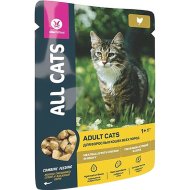 Корм для кошек «All Cats» тефтельки с курицей в соусе, 85 г